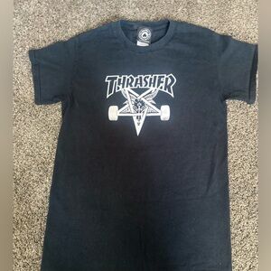 Thrasher Black Short Sleeve Tee Size Small 0243